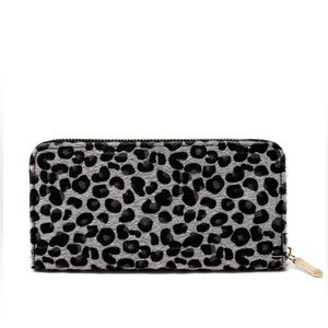 LOF leopard print wallet
